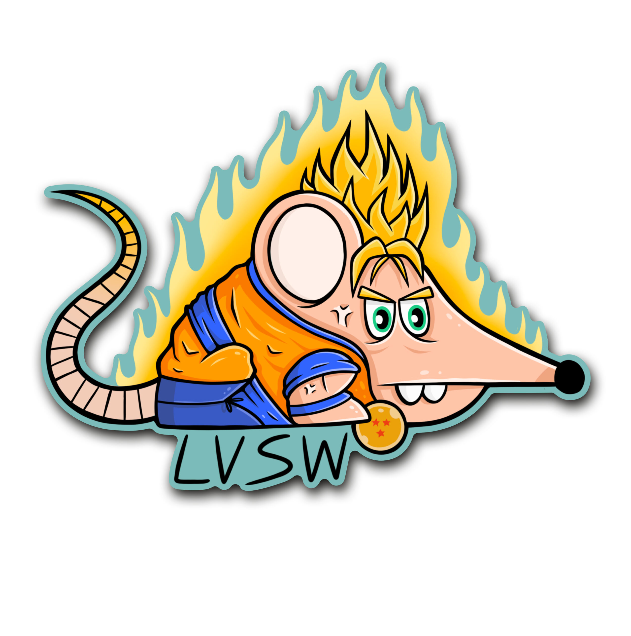 GOKU SUPER SAIYAN rat