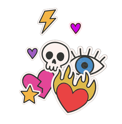 stickers footer